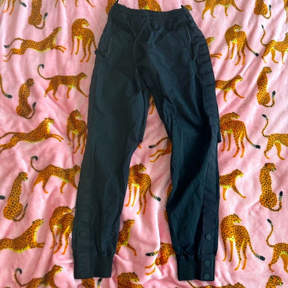 Athleta x  Allyson Felix Black Legend Track Jogger Pants size xxs